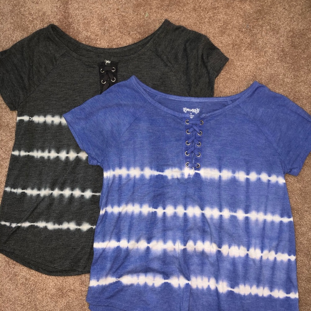 2 pack tie-dye short sleeve shirt